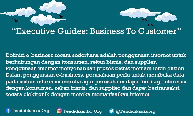 E-Business Menurut Executive Guides: Business To Customer