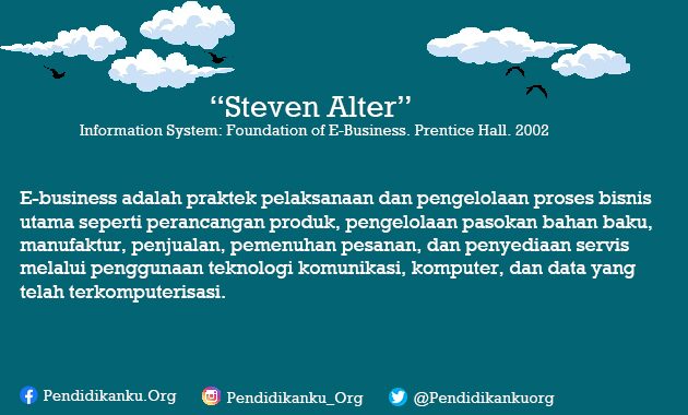 E-Business Menurut Steven Alter