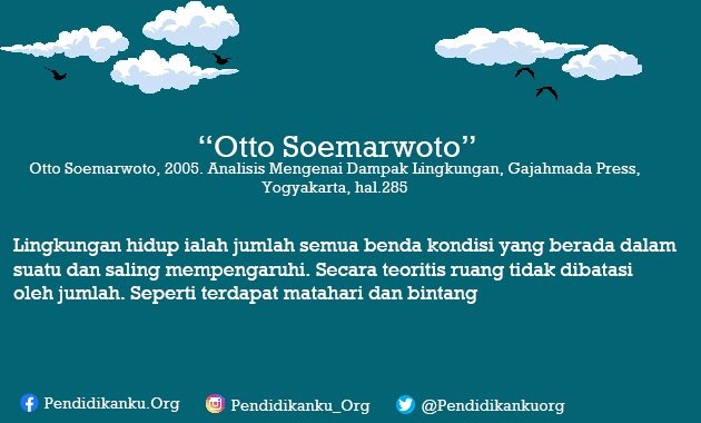 Lingkungan Menurut Otto Soemarwoto