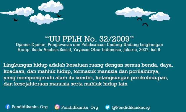 Lingkungan Menurut UU PPLH No. 32/2009
