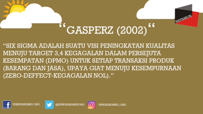 Menurut Gasperz (2002)