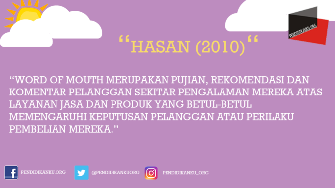 Menurut Hasan (2010)