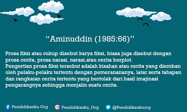 Prosa Menurut Aminuddin (1985:66)