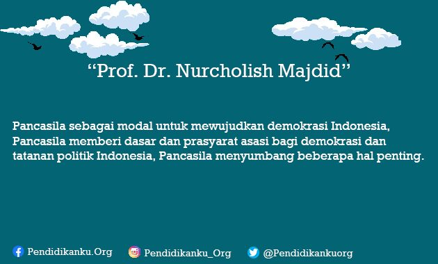 Pancasila Menurut Prof. Dr. Nurcholish Majdid